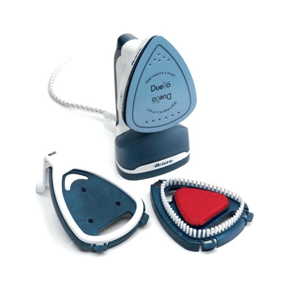 Ariete 6246/00 Duetto Garment Iron Ferro da stiro a vapore verticale - blu/bianco