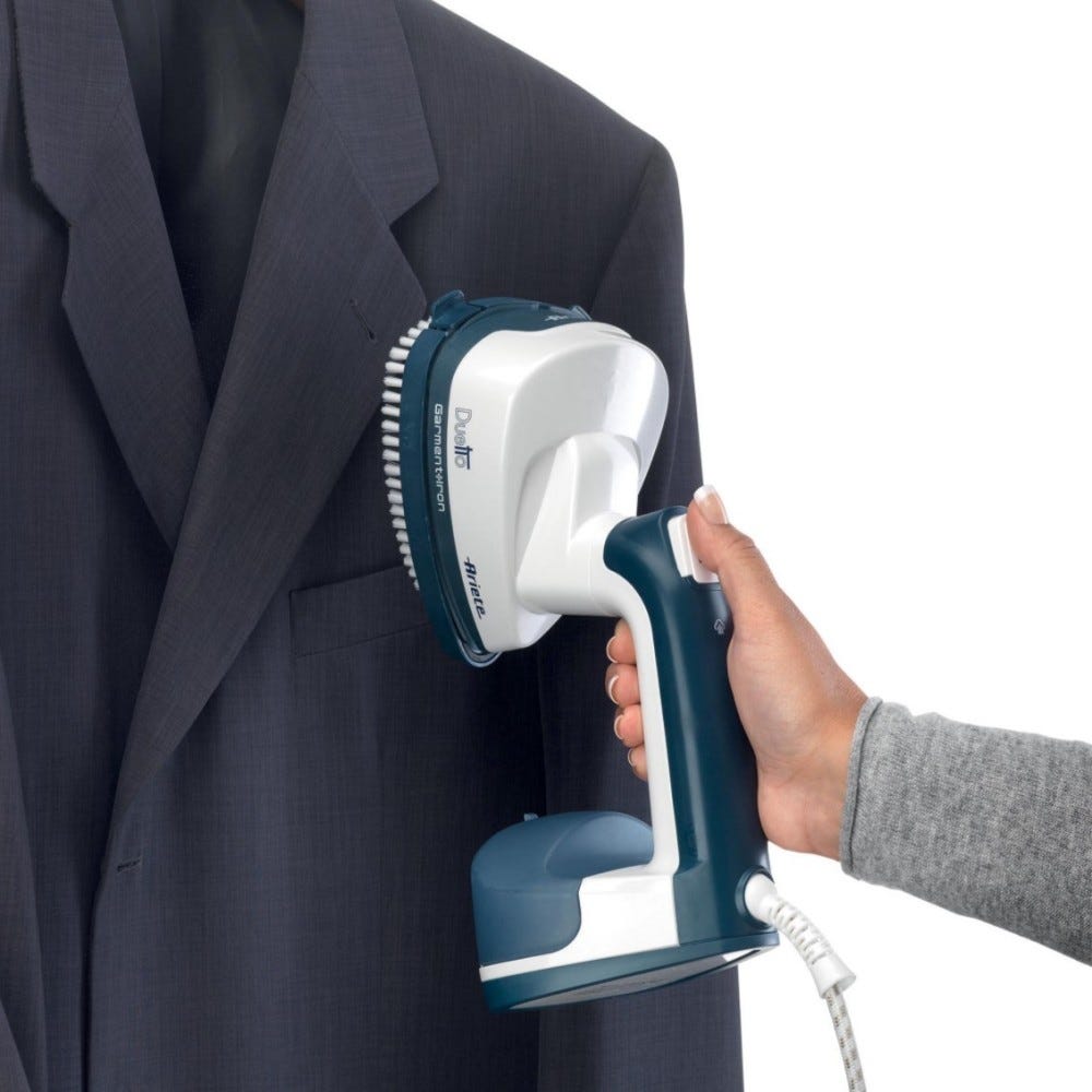 Ariete 6246/00 Duetto Garment Iron Ferro da stiro a vapore verticale - blu/bianco