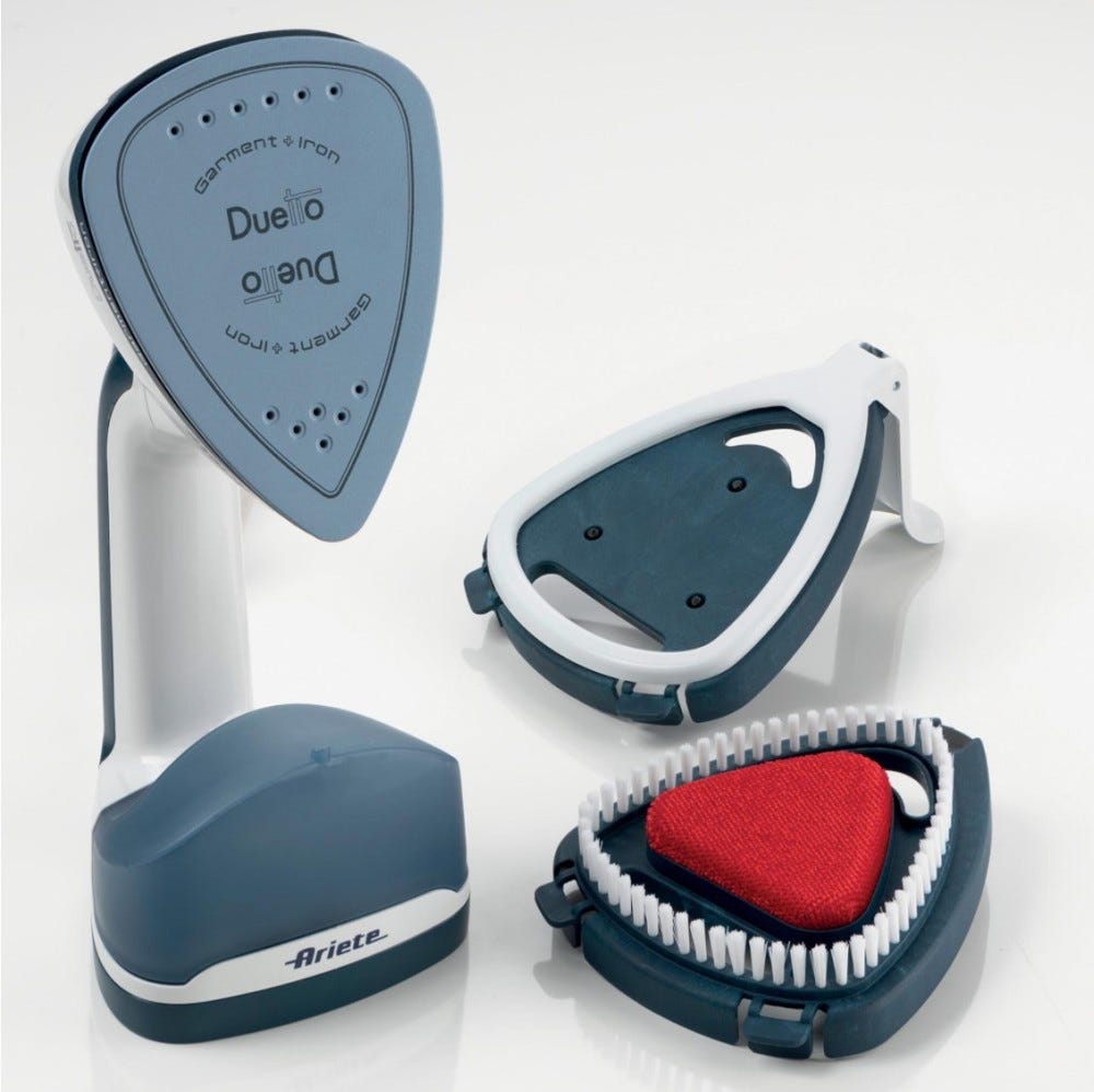 Ariete 6246/00 Duetto Garment Iron Ferro da stiro a vapore verticale - blu/bianco