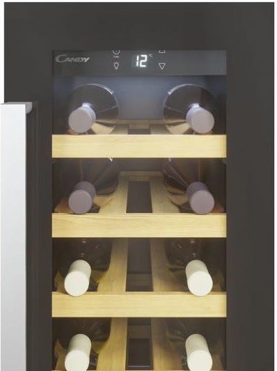 Candy CCVB301 DiVino Cantina vino incasso 30 cm, 1 zona, capacità 20 bottiglie