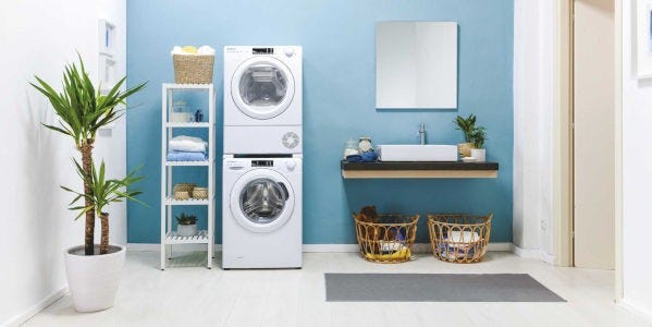 Candy CS 1272DE/1-11 Lavatrice slim cm. 60 - profondità cm. 45 - capacità 7 kg - bianco