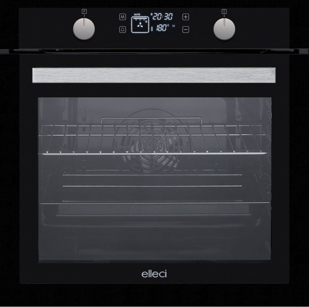 Elleci PLANO PLUS Forno elettrico multifunzione cm. 60 - keratek - black