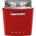 Smeg Selection STFABRD3 50's Style Lavastoviglie incasso sottotop cm. 60 - 13 coperti - rosso