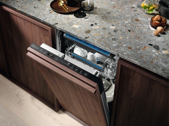 Electrolux KEMB3301L 700 AirDry MaxiFlex Lavastoviglie incasso cm. 45 - 10 coperti - cerniere sliding
