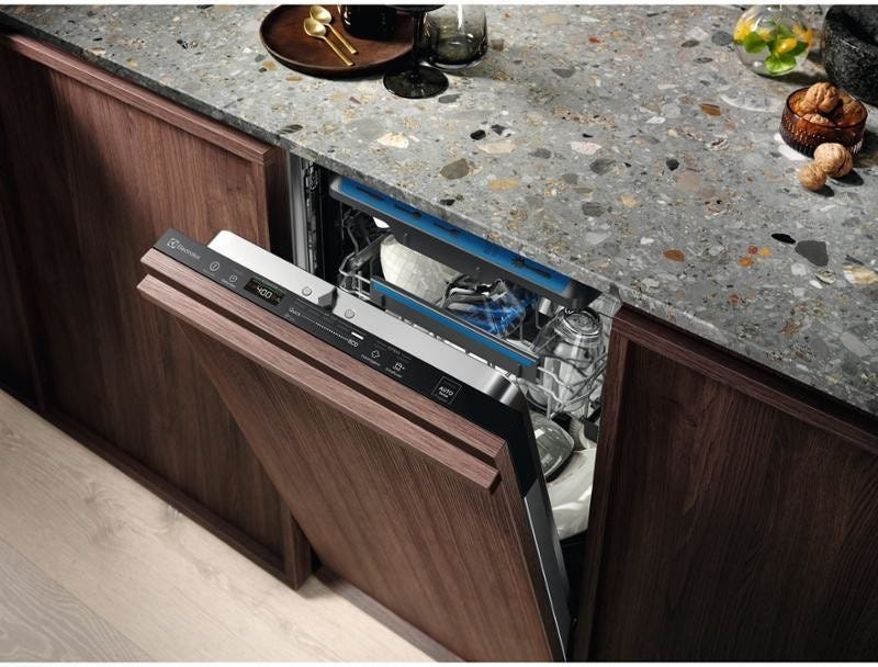 Electrolux KEMC3211L 700 AirDry MaxiFlex Lavastoviglie integrata totale cm. 45 - 10 coperti - cerniere sliding