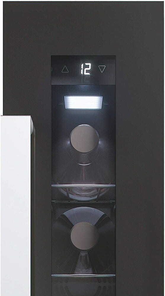 Candy CCVB 15/1 DiVino Cantina vino incasso cm. 15 h. 87 - 7 bottiglie - nero