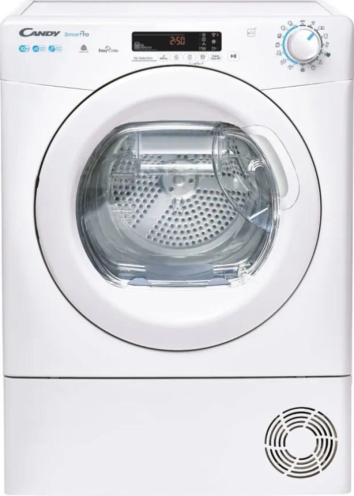 Candy CSOE H10A2DE-S Smart Pro Asciugatrice cm. 60 - capacità 10 kg - bianco