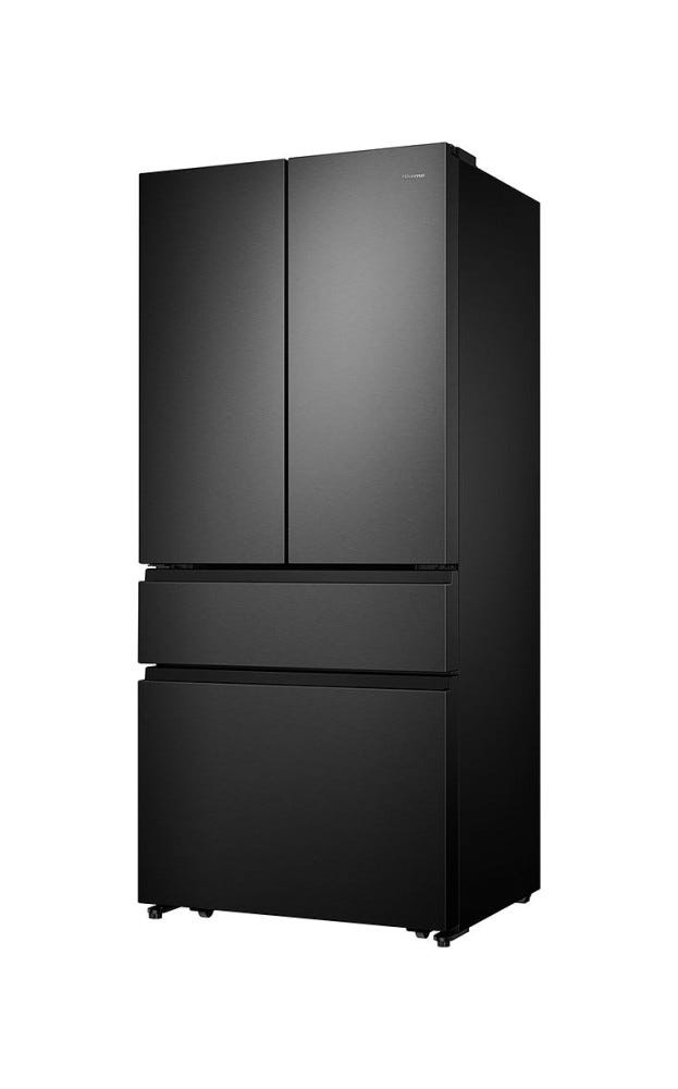 Hisense RF540N4SBF2 PureFlat Frigocongelatore a libera installazione 480 lt. cm. 79 h 182 - nero