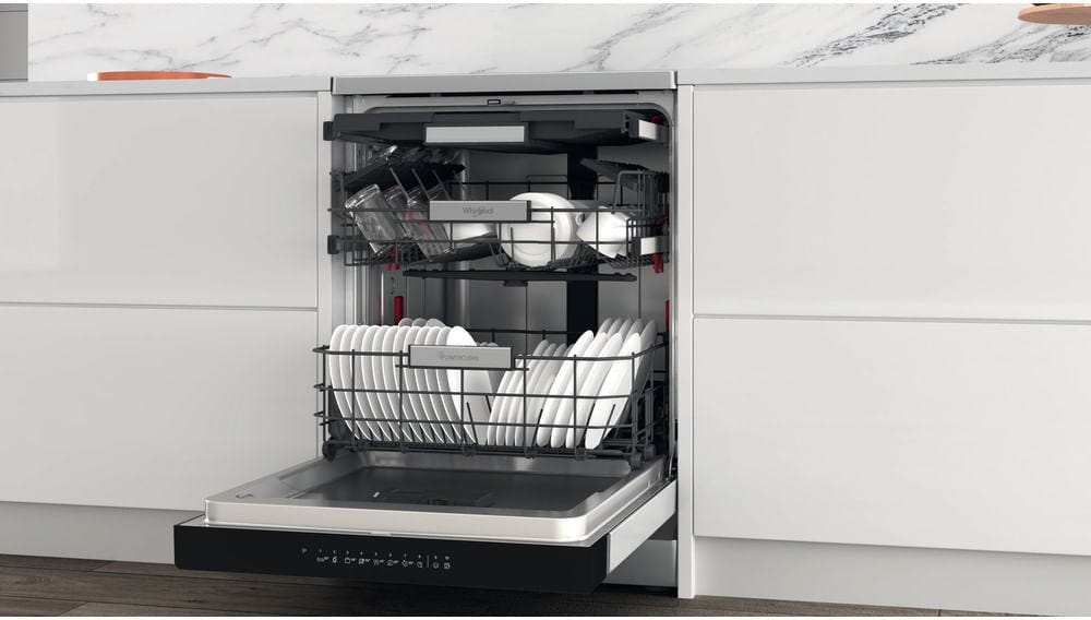 Whirlpool WFO3041PLX Lavastoviglie a libera installazione cm. 60 - 14 coperti - inox