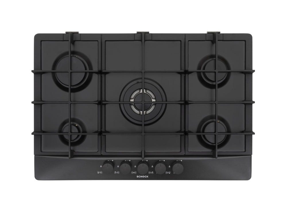 Schock Primus PC75 AVG Piano cottura a gas cm 75 - nero opaco