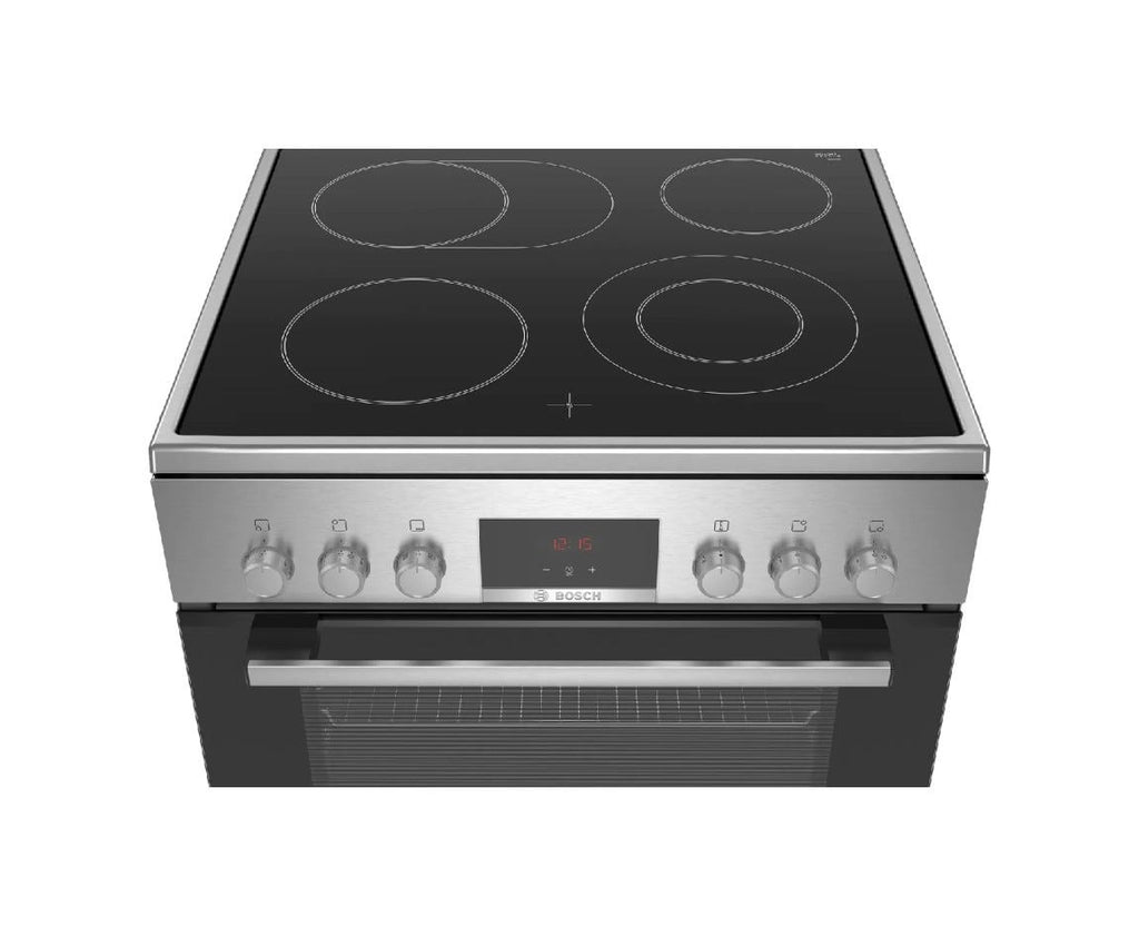 Bosch HKR39C250 4 Cucina da accosto cm 60 - 4 piastre elettriche + 1 forno elettrico - inox