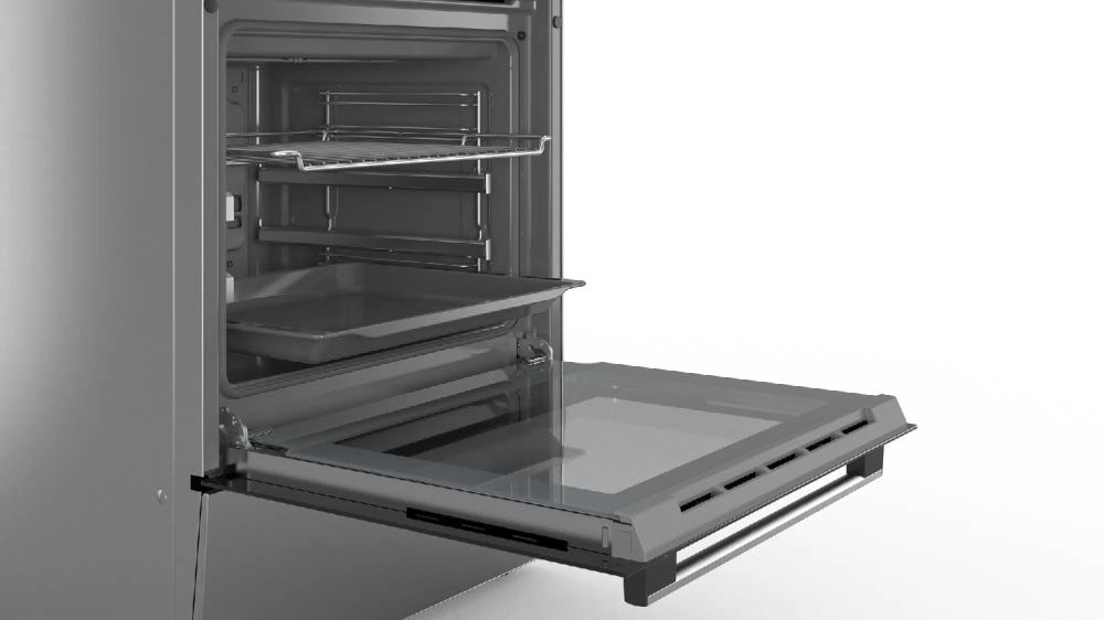 Bosch HKR39C250 4 Cucina da accosto cm 60 - 4 piastre elettriche + 1 forno elettrico - inox