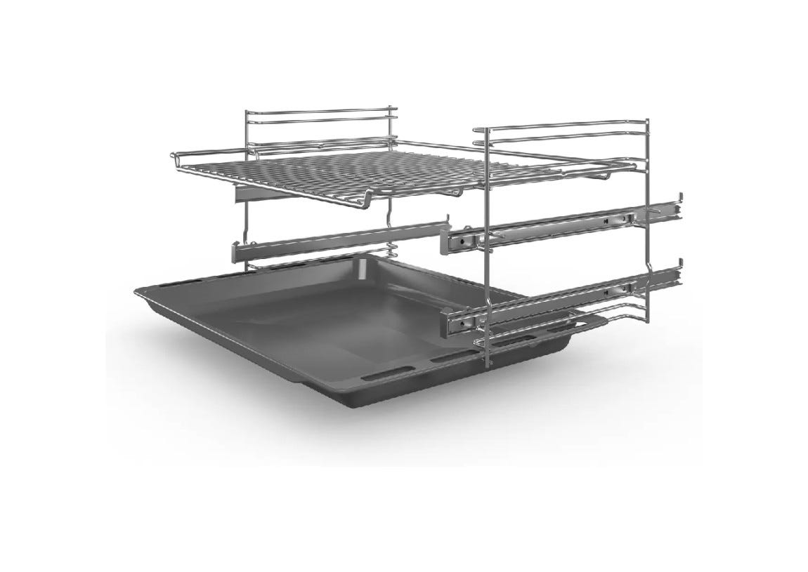 Bosch HKR39C250 4 Cucina da accosto cm 60 - 4 piastre elettriche + 1 forno elettrico - inox