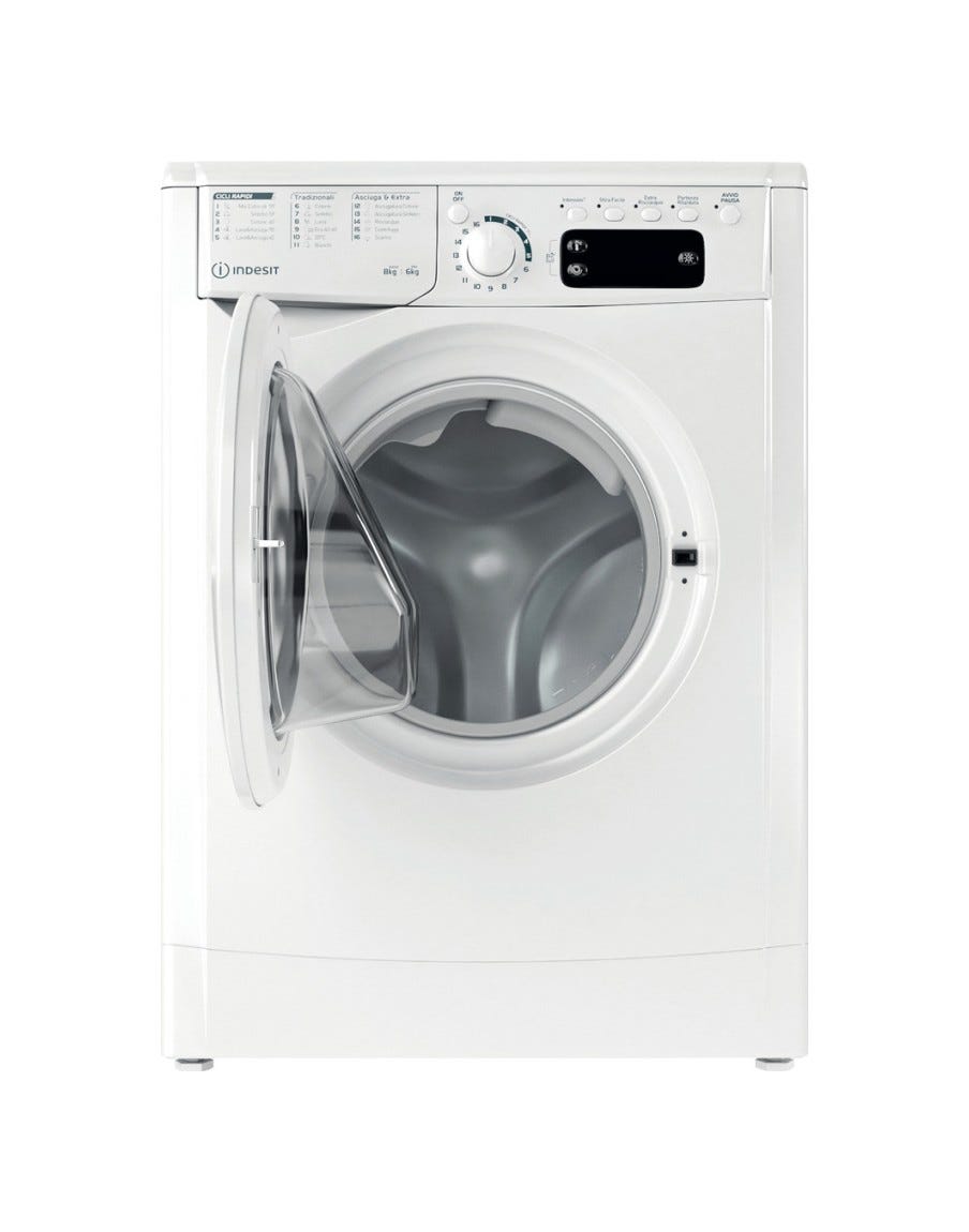 Indesit EWDE861483WITN Lavasciuga cm. 60 - lavaggio 8 kg - asciugatura 6 kg - bianco