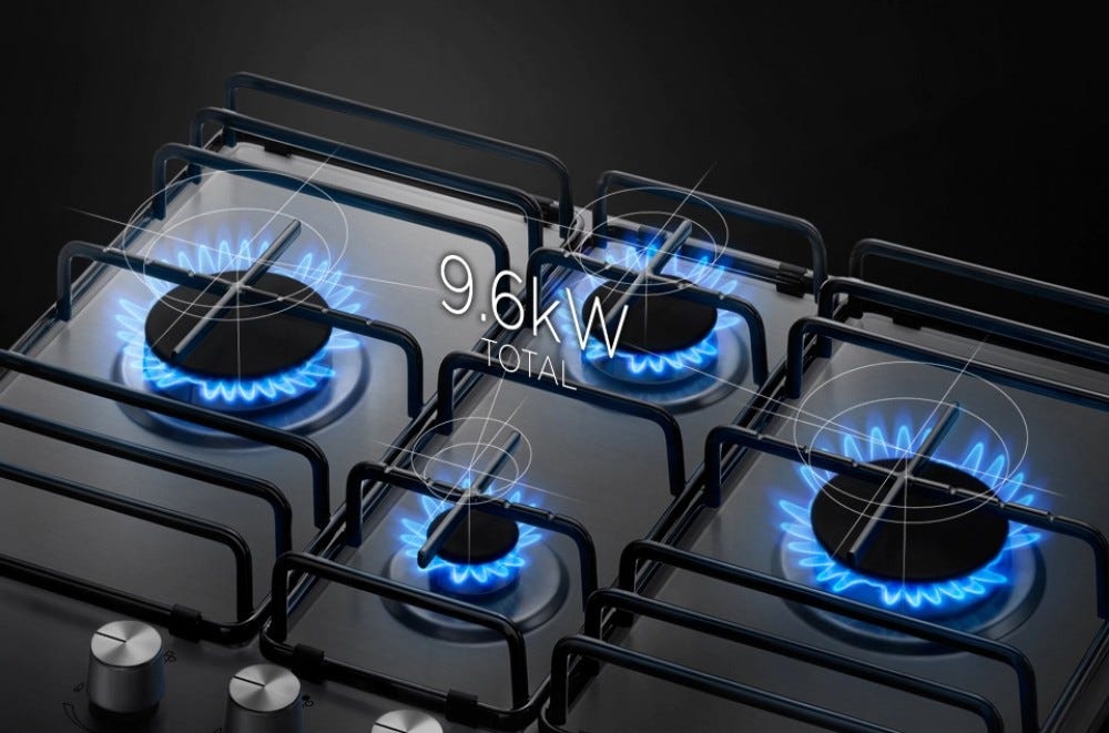 Samsung NA64H3110BS/T1 Piano cottura a gas cm. 60 - inox