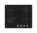 Candy CDK6GF4WEKB Piano cottura a gas cm. 60 - vetro nero