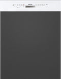 Smeg PL292DB Lavastoviglie integrata parziale cm. 60 - 13 coperti - frontalino bianco