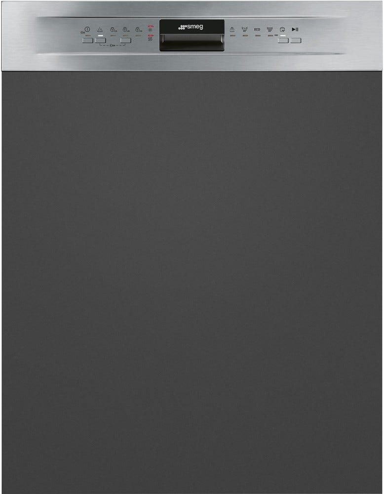 Smeg PL292DX Lavastoviglie integrata parziale cm. 60 - 13 coperti - frontalino inox