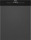 Smeg PL364CN Lavastoviglie integrata parziale cm. 60 - 13 coperti - frontalino nero