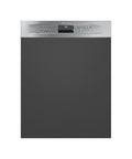 Smeg PL364CX Lavastoviglie integrata parziale cm. 60 - 13 coperti - frontalino inox antimpronta