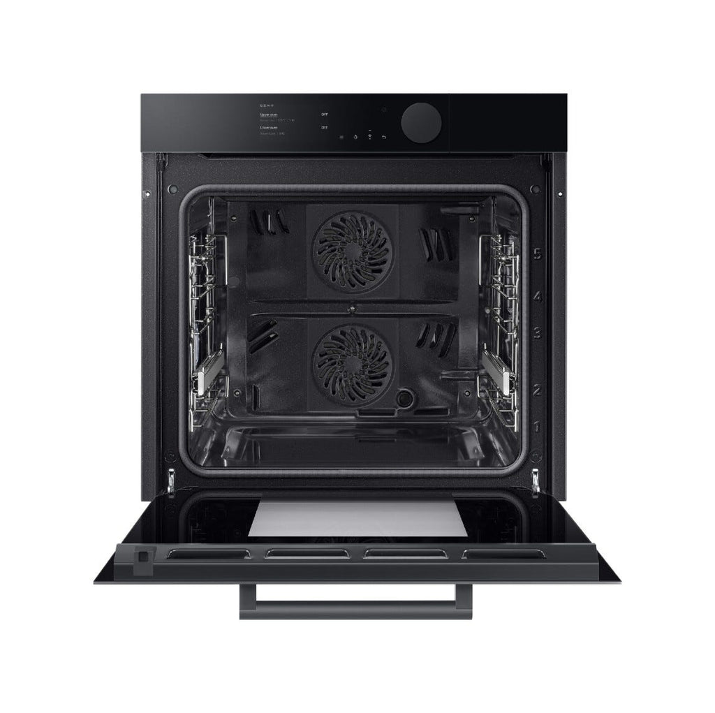 Samsung NV75T8979RK Infinite Line Forno incasso a vapore, Dual Cook, 75 litri, Wi-Fi, pulizia pirolitica, classe A+, nero lucido