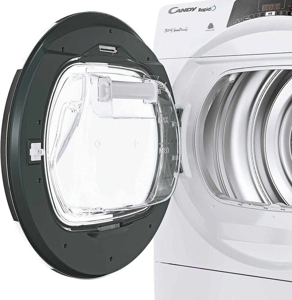 Candy ROE H10A2TCEX-S Rapidò Asciugatrice cm. 60 - capacità 10 kg - bianco