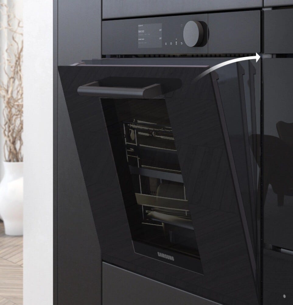 Samsung NV75T8549RK Infinite Line Forno elettrico multifunzione cm 60 - onyx black