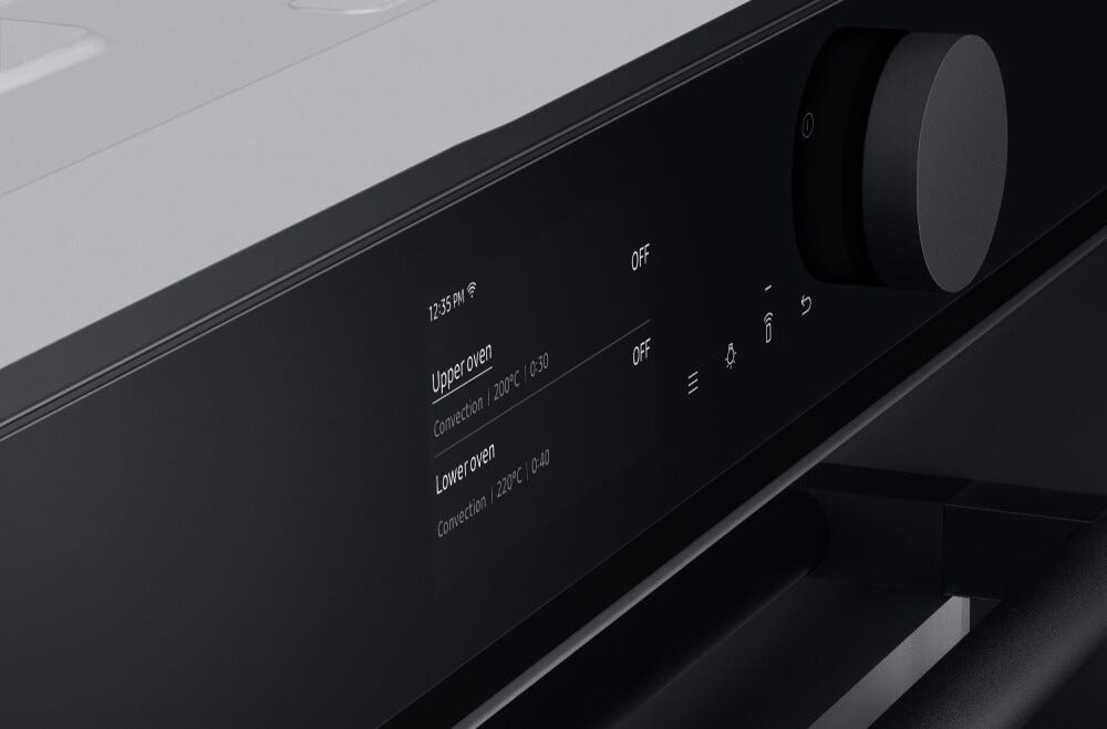 Samsung NV75T8549RK Infinite Line Forno elettrico multifunzione cm 60 - onyx black
