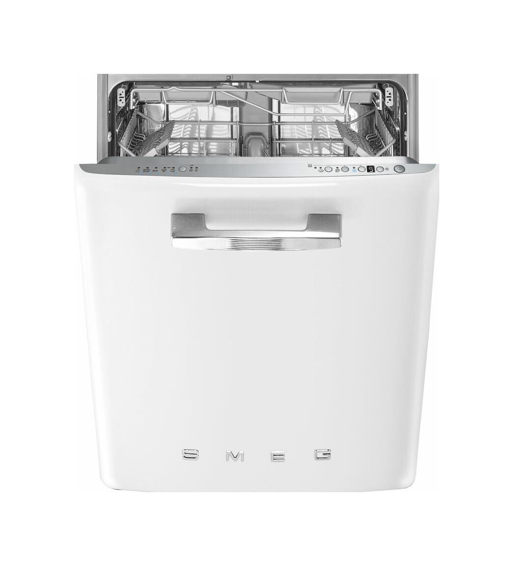 Smeg Selection STFABWH3 50's Style Lavastoviglie a libera installazione cm. 60 - 13 coperti - bianco