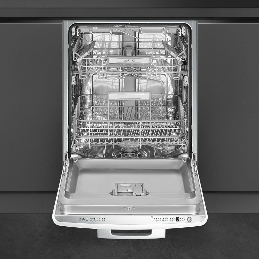 Smeg Selection STFABWH3 50's Style Lavastoviglie a libera installazione cm. 60 - 13 coperti - bianco