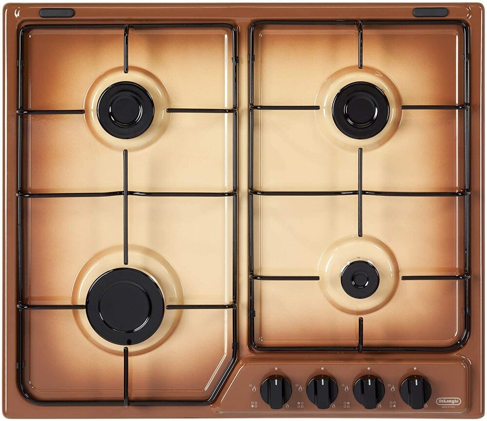 De Longhi YTF 46 ASV Continuativi Piano a cottura a gas cm. 58 - terra di Francia