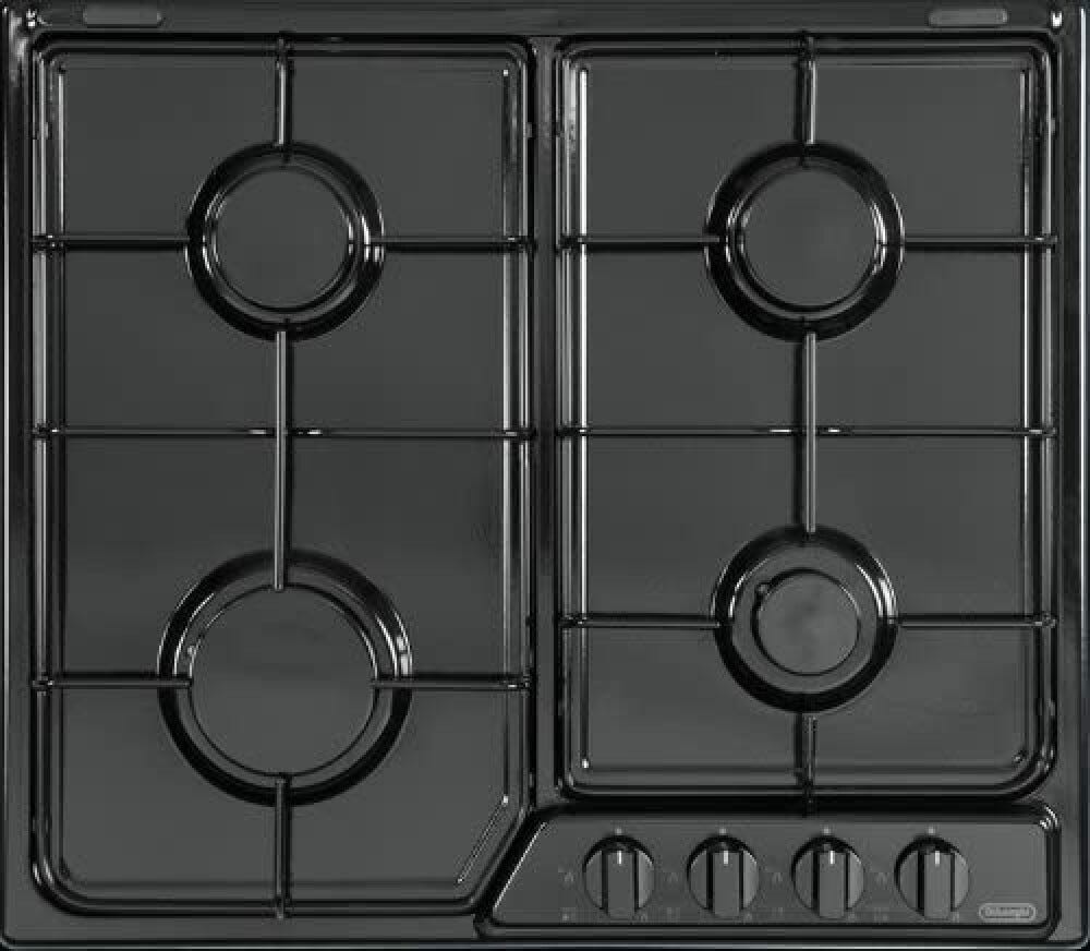De Longhi YNF 46 ASV Continuativi Piano a cottura a gas cm. 58 - nero