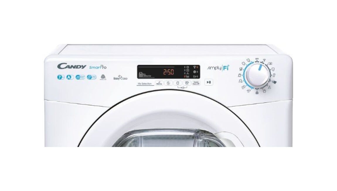 Candy CSOEH9A2DE Smart Pro Asciugatrice cm. 60 - capacità 9 kg - bianco