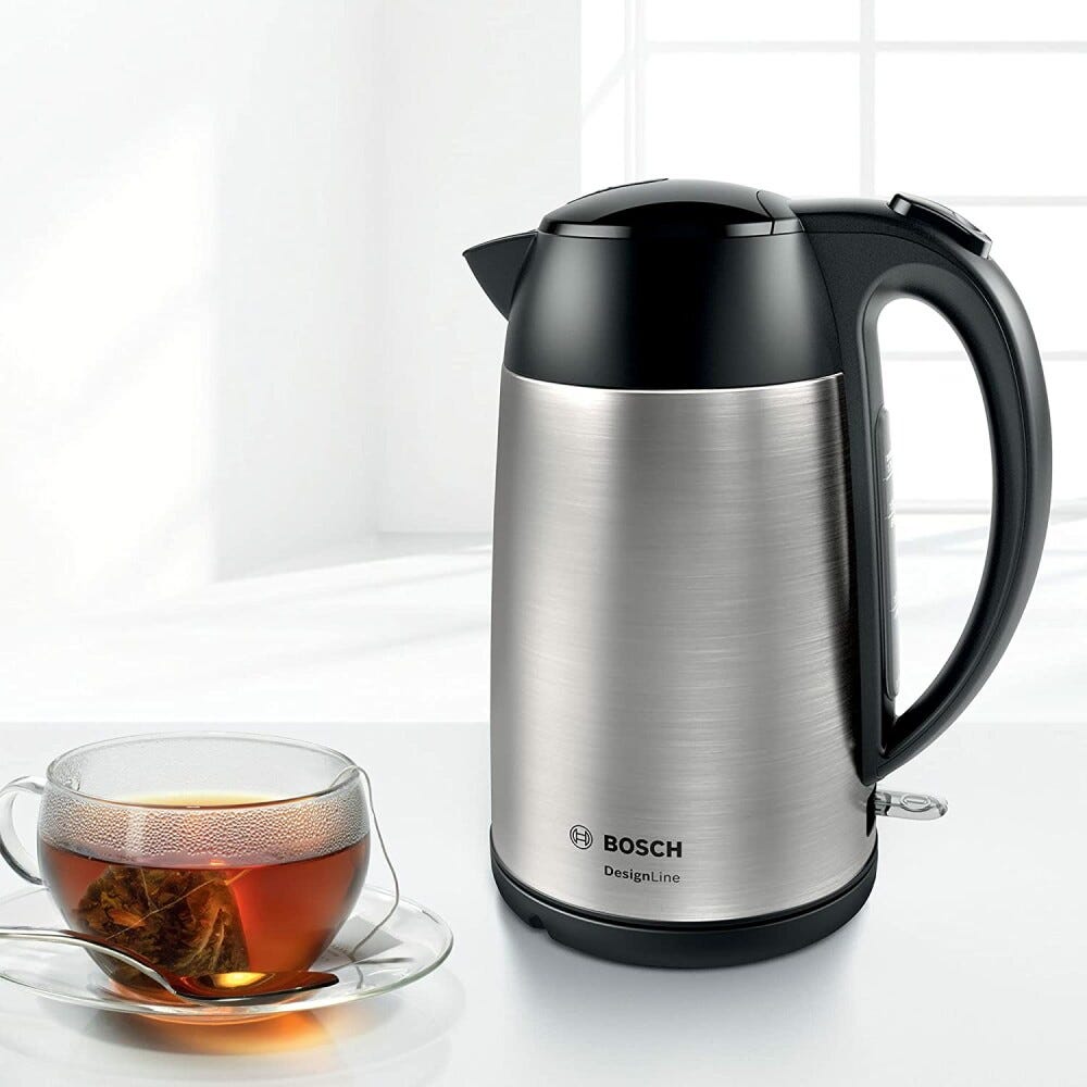 Bosch TWK3P420 DesignLine Bollitore elettrico da 1,7 l - inox