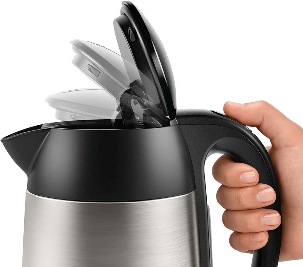 Bosch TWK3P420 DesignLine Bollitore elettrico da 1,7 l - inox