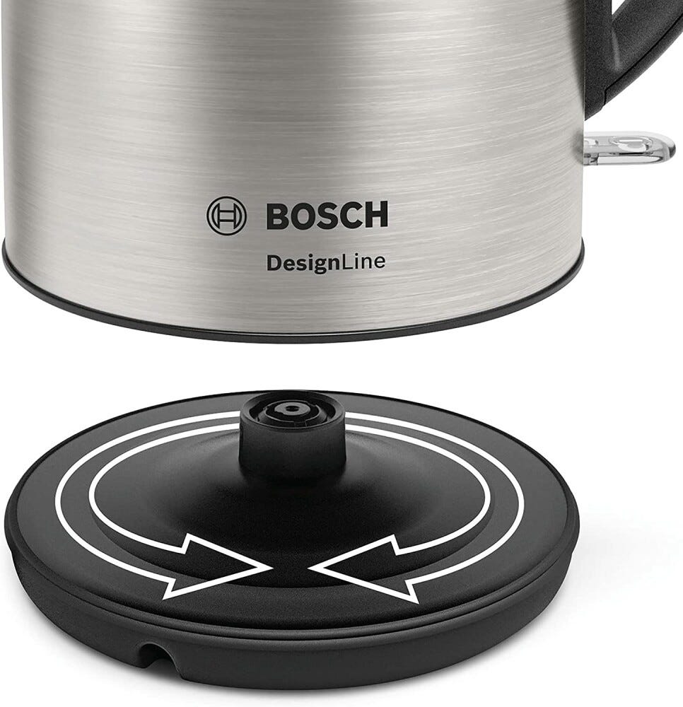 Bosch TWK3P420 DesignLine Bollitore elettrico da 1,7 l - inox