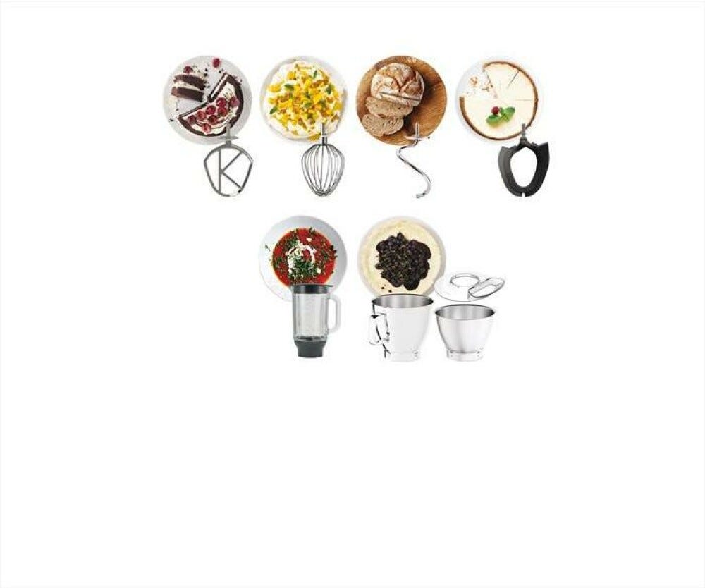 Kenwood KVL85.124SI Titanium Chef Baker XL Planetaria da 7 l - silver