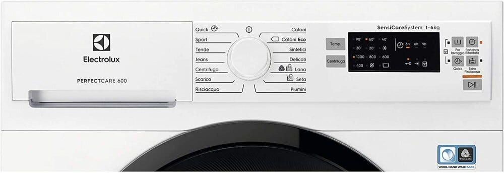 Electrolux FS EW6S560I PerfectCare 600 Lavatrice slim cm. 60 - profondità cm. 41 - capacità 6 kg - bianco