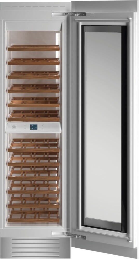 Bertazzoni WC605BRP2T Professional Cantina vini da incasso 60 cm, doppia zona, 80 bottiglie, pannelli acciaio inox