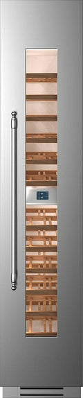 Bertazzoni WC455BRX2T Heritage Cantina vini da incasso 45 cm, doppia zona temperatura, 52 bottiglie con porta apertura dx - inox (maniglie NON incluse)