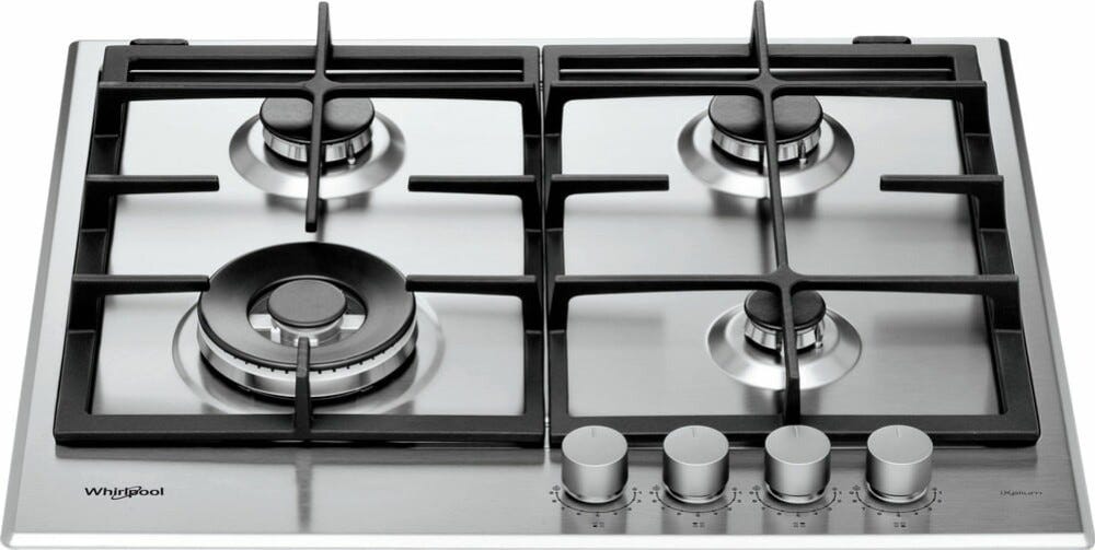 Whirlpool GMAL 6422/IXL Piano a cottura a gas cm. 59 - inox