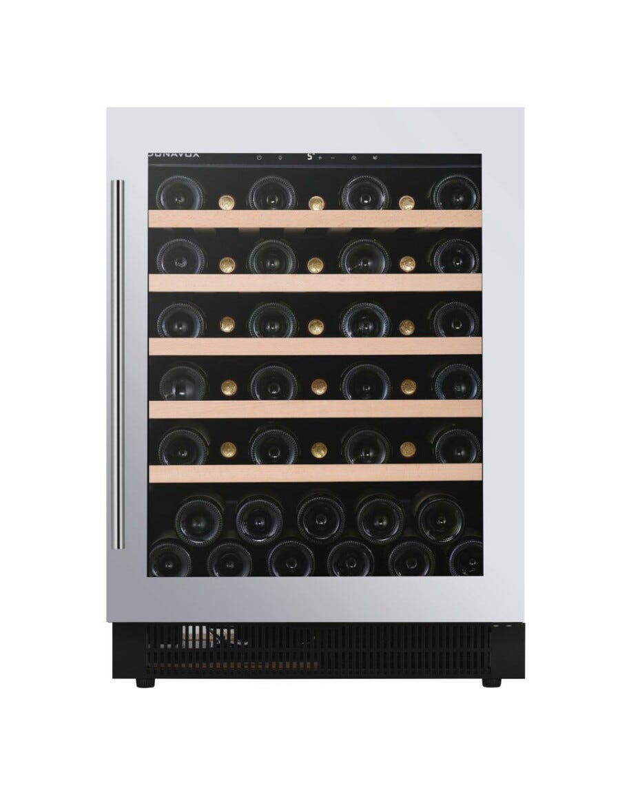 Dunavox UF-46.138SS Flow-46 Cantina vini cm. 60 - 46 bottiglie - inox