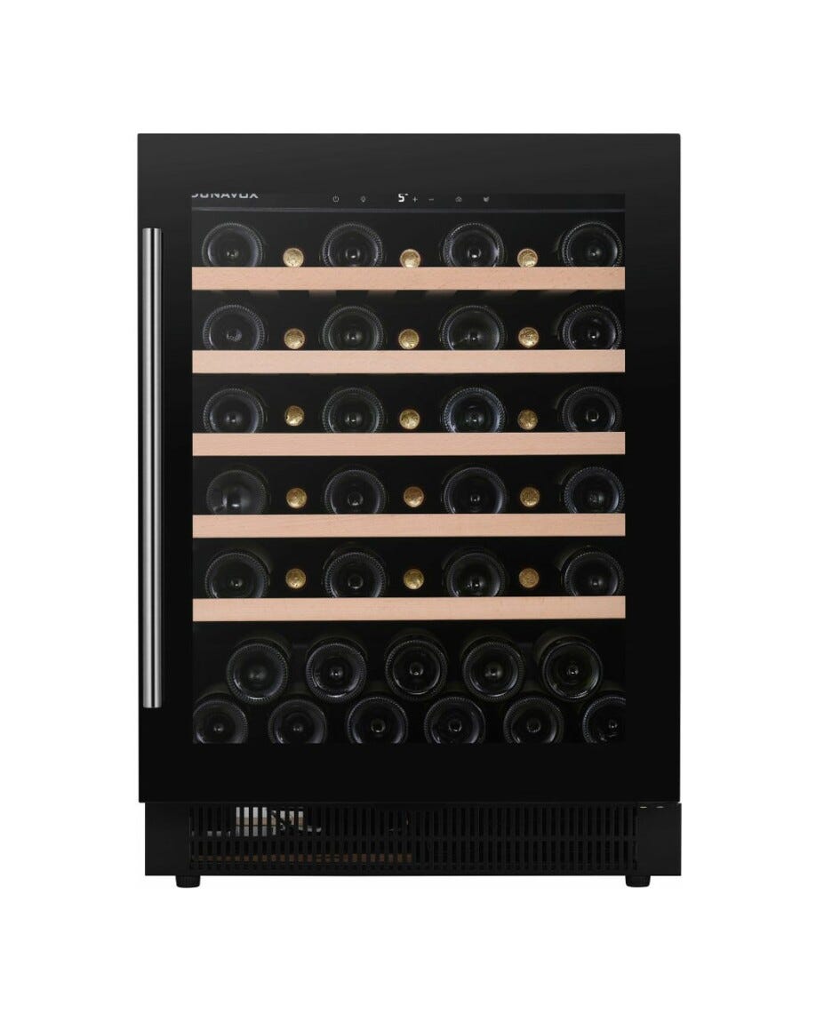 Dunavox UF-46.138B Flow-46 Cantina vini cm. 60 - 46 bottiglie - nero