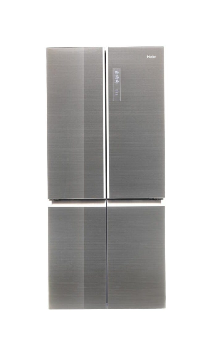 Haier HTF508DGS7 Cube 83 Serie 7 Frigorifero con congelatore 4 porte - cm. 83 h 190 - lt. 537 - silver