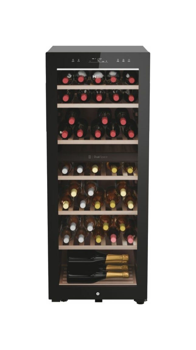 Haier HWS77GDAU Wine Bank 50 Serie 7 Cantina vini cm. 50 - 77 bottiglie - nero