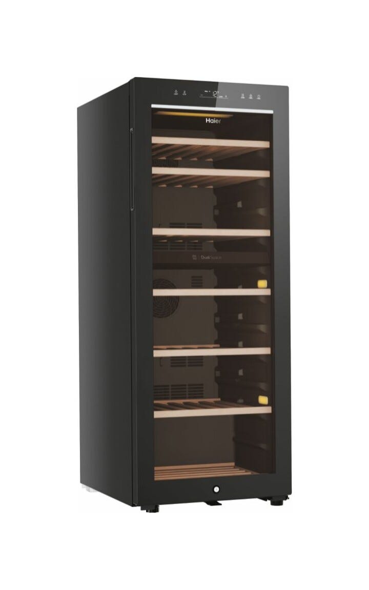 Haier HWS77GDAU Wine Bank 50 Serie 7 Cantina vini cm. 50 - 77 bottiglie - nero