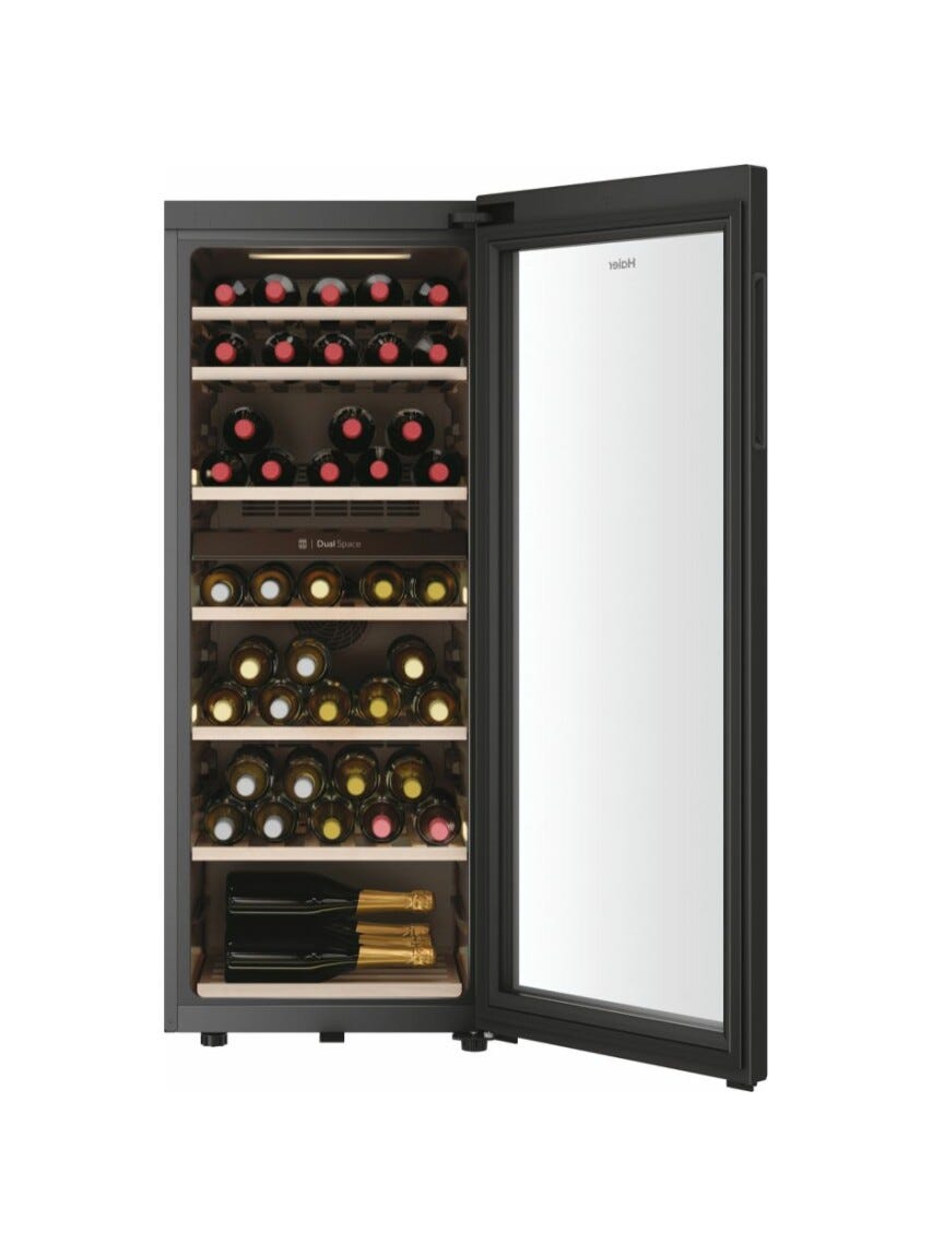 Haier HWS77GDAU Wine Bank 50 Serie 7 Cantina vini cm. 50 - 77 bottiglie - nero