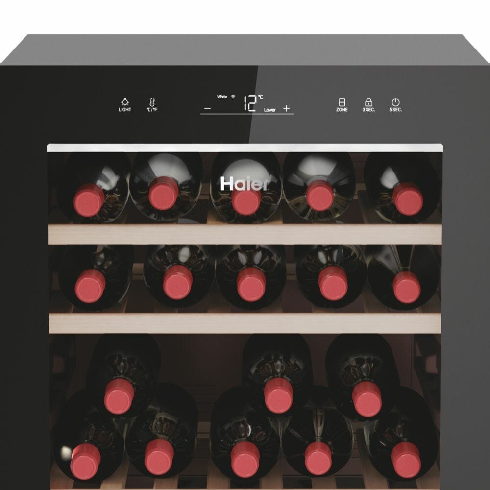 Haier HWS77GDAU Wine Bank 50 Serie 7 Cantina vini cm. 50 - 77 bottiglie - nero