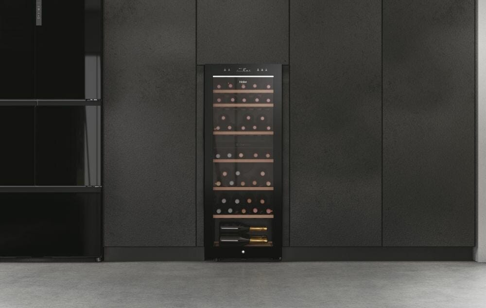 Haier HWS77GDAU Wine Bank 50 Serie 7 Cantina vini cm. 50 - 77 bottiglie - nero