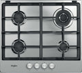 Whirlpool TGML661IX Piano a cottura a gas cm. 55 - inox